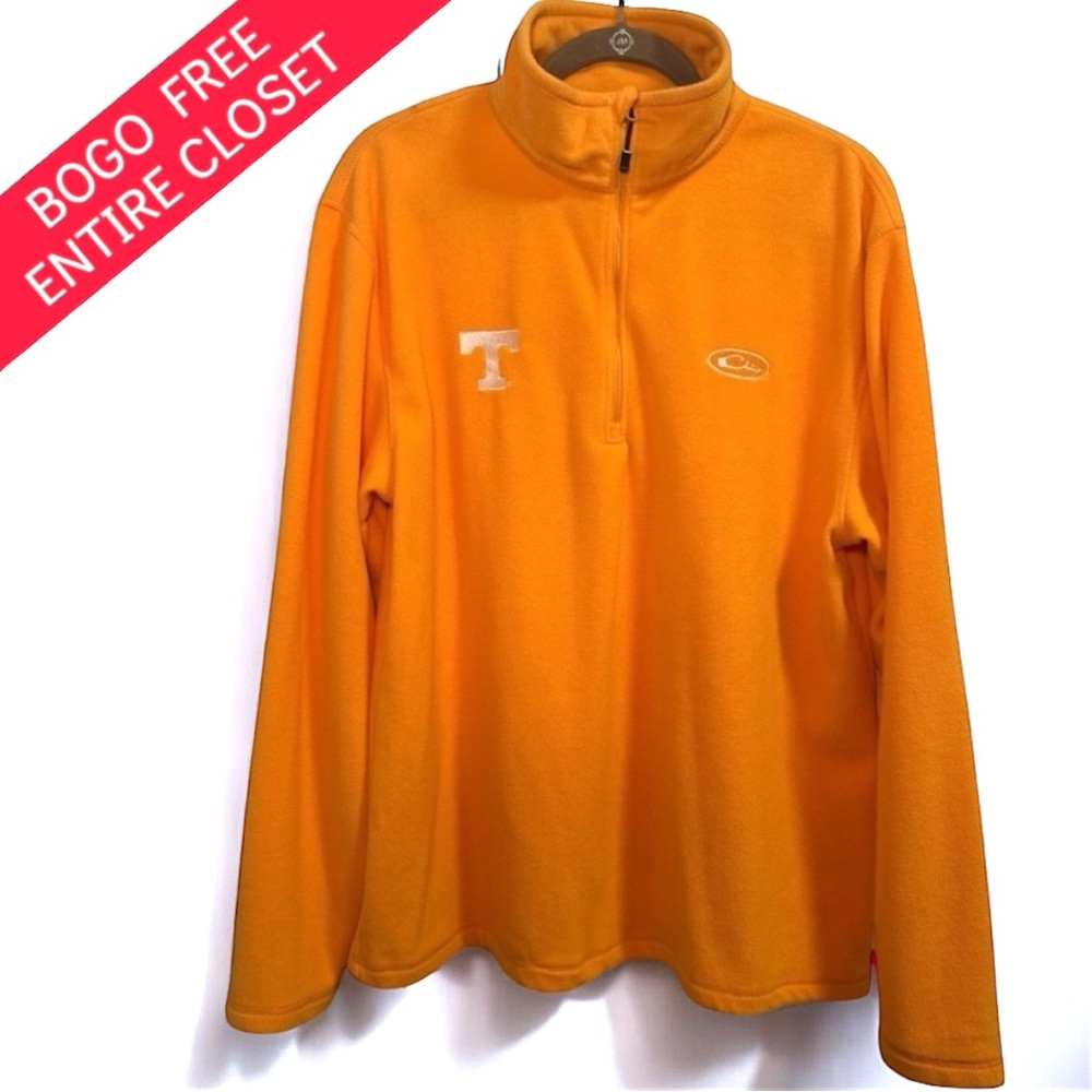 Drake Waterfowl Tennessee Fleece 1/4 Zip Pullover Size Large